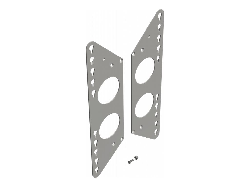 e-Box universal adapter set mounting component - black, RAL 9005