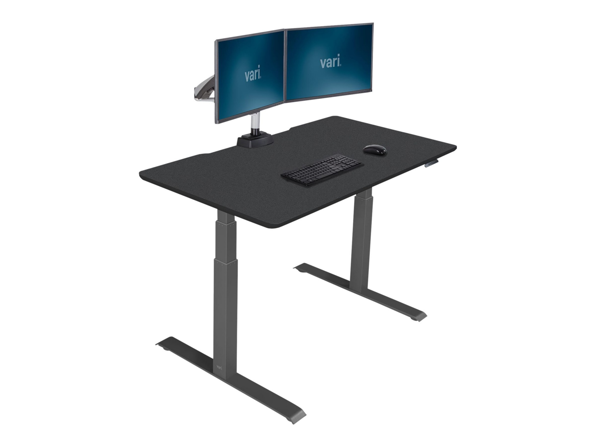 VARI - sit/standing desk - rectangular - black