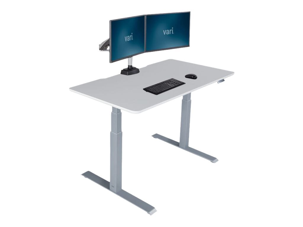 VARI - sit/standing desk - rectangular - white