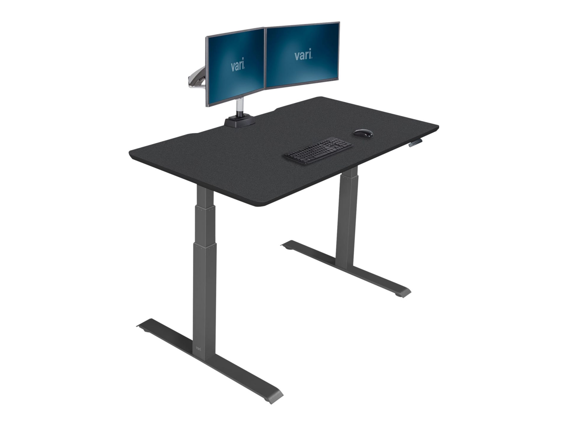 VARI - sit/standing desk - rectangular - black
