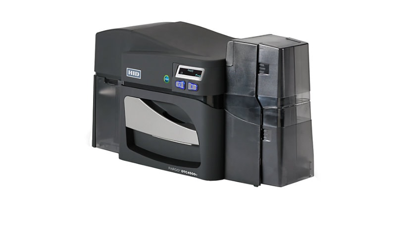 HID FARGO DTC4500e 300 dpi Dual-Side Plastic Card Printer & Encoder