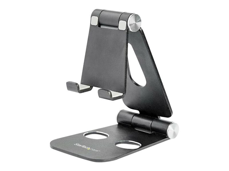 StarTech.com Phone and Tablet Stand - Foldable Universal Mobile Device Holder - Smartphones/Tablets - Adjustable Cell