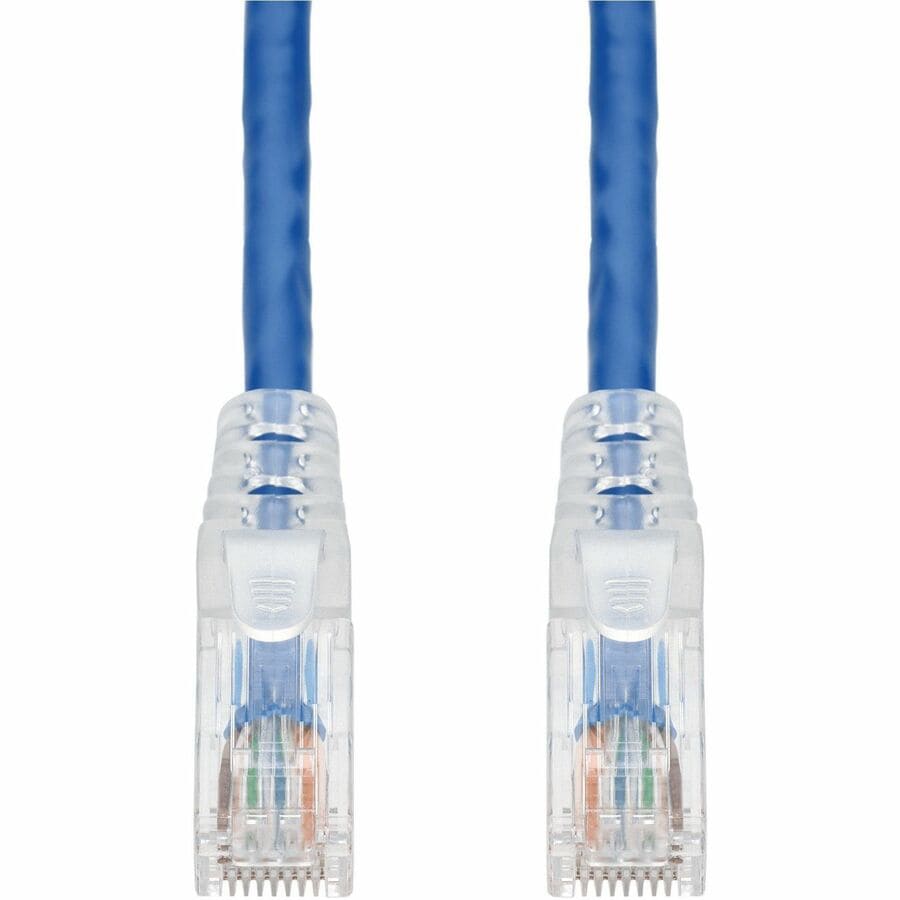 Proline 25ft Blue CAT 6 PVC Ethernet Cable Snagless Easy Clear Boot TAA RJ-