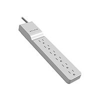 Belkin 6-Outlet Home and Office Surge Protector - 4 foot cord - Black - 720 Joule