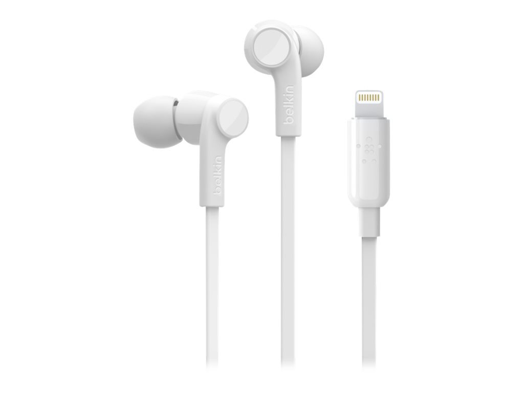 Belkin ROCKSTAR - earphones with mic - Lightning