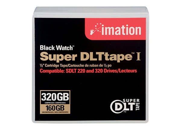 Imation Super DLTtape I - Super DLT I x 1 - 160 Go - support de stockage