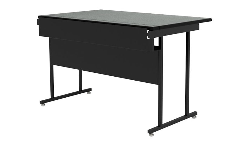 Spectrum Esports Meta - table - rectangular - steel mesh with black edges