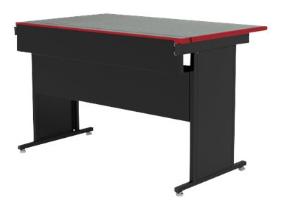 Spectrum Esports Meta - table - rectangular - steel mesh with royal blue edges