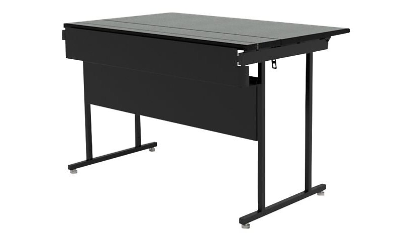 Spectrum Esports Meta-Bank - table - rectangular - steel mesh with black ed
