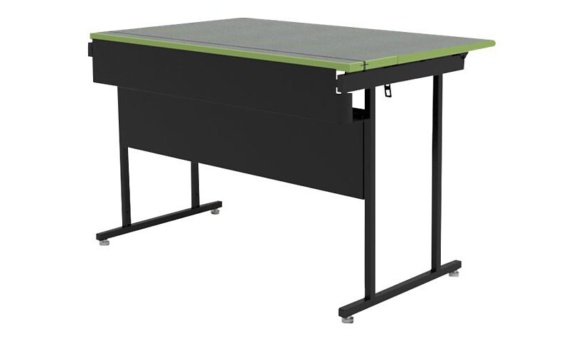 Spectrum Esports Meta-Bank - table - rectangular - steel mesh with island g