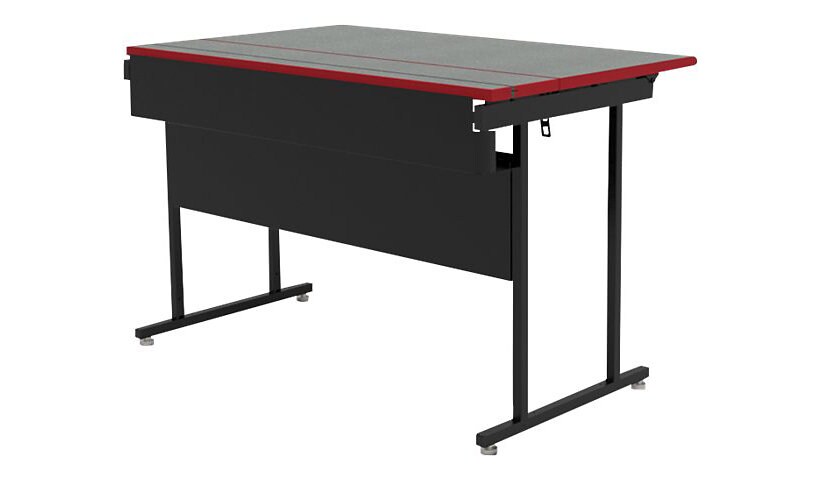 Spectrum Esports Meta-Bank - table - rectangular - steel mesh with navajo r