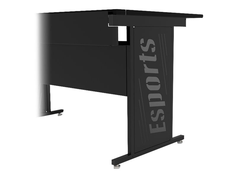 Spectrum Esports - table leg panel insert - black, smoke acrylic (pack of 2)