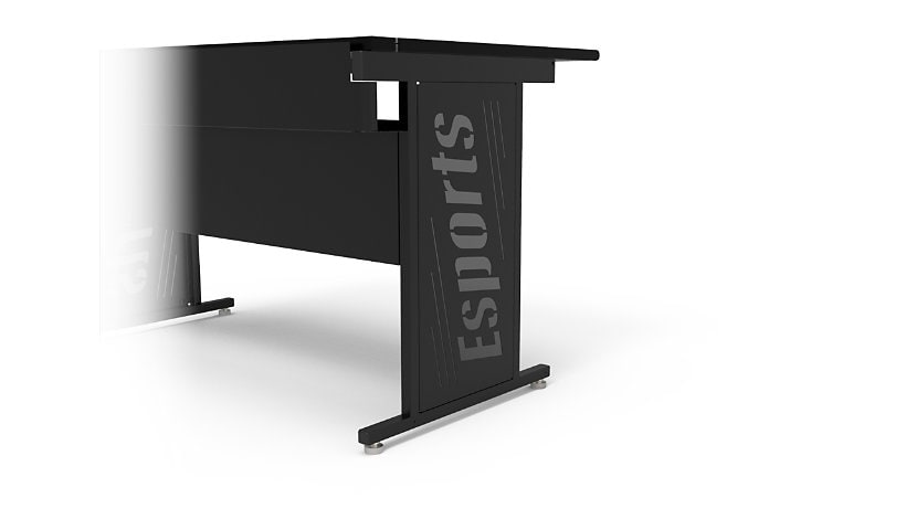Spectrum Esports - table leg panel insert - black, smoke acrylic (pack of 2)
