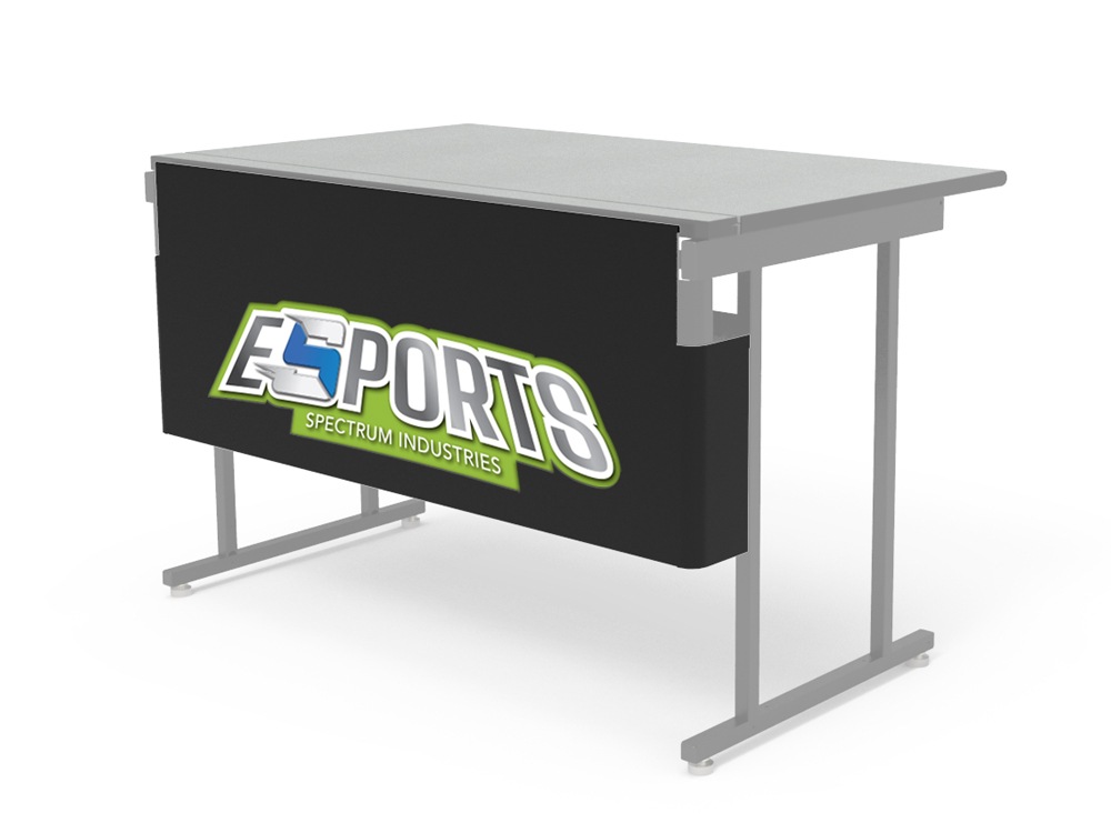 Spectrum Esports - table modesty panel - black