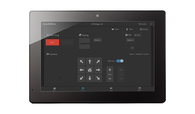 Vaddio Touch Screen Device Controller - Touch Panel - Black
