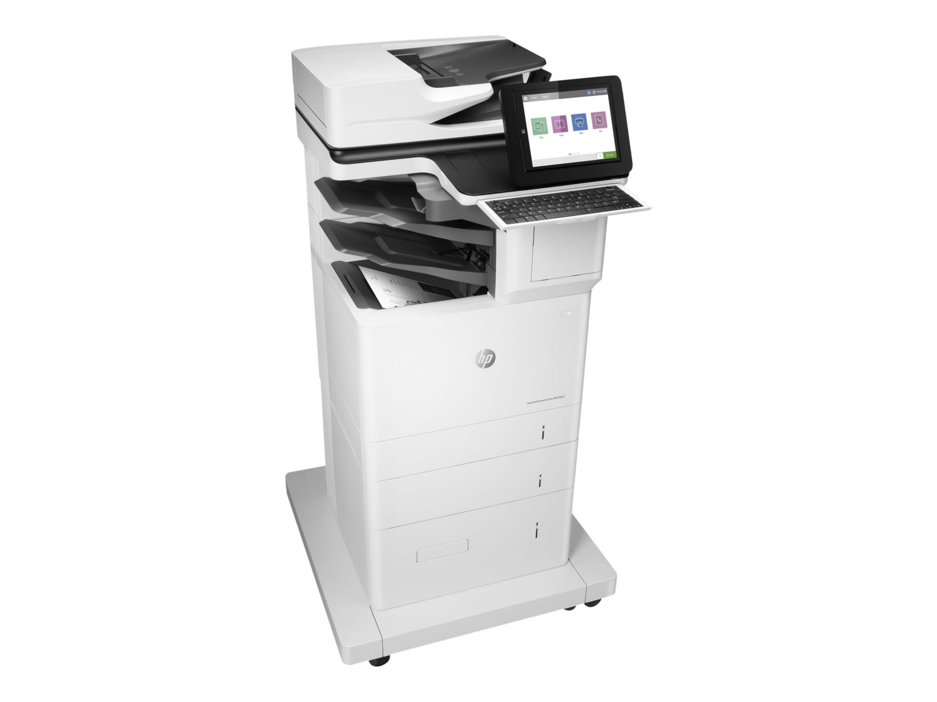 Thumbnail 3 of 9 for HP LaserJet M635 M635z Laser Multifunction Printer-Monochrome-Copier/Fax/Scanner-65 ppm Mono Print-1200x1200