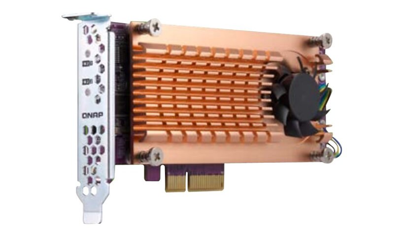 QNAP QM2-2P-384 - contrôleur de stockage - PCIe 3.0 - PCIe 3.0 x8