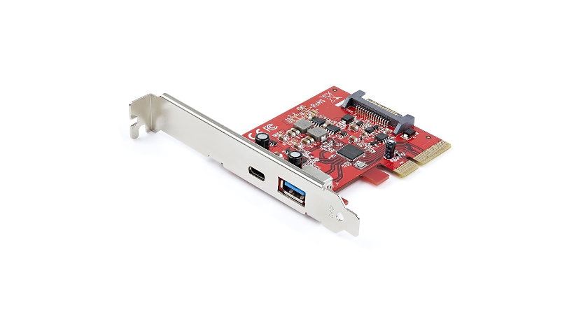 StarTech.com 2-port 10Gbps USB-A and USB-C PCIe Card - USB 3.1 Gen 2 PCI Express Expansion Add-On Card