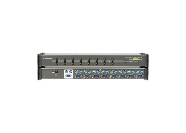 IOGEAR MiniView Ultra KVM Switch GCS138 - KVM switch - 8 ports