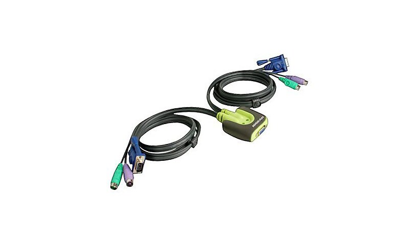 IOGEAR MiniView Micro KVM Switch GCS62 - commutateur KVM - 2 ports