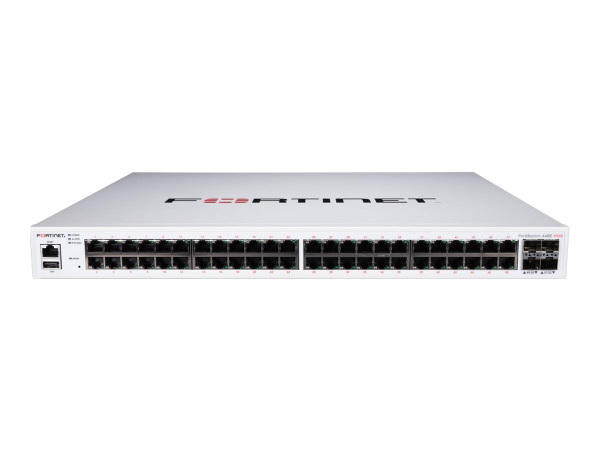 Fortinet FortiSwitch 448E-POE - switch - 48 ports - managed - rack-mountabl