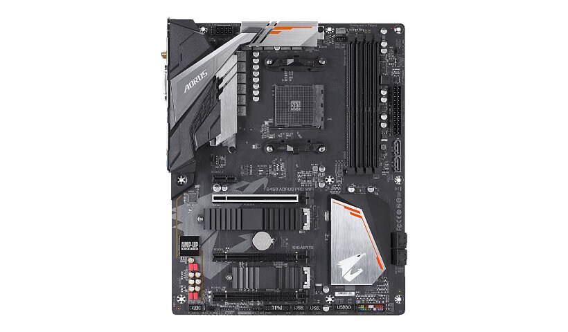 Gigabyte B450 AORUS PRO WIFI - 1.0 - carte-mère - ATX - Socket AM4 - AMD B450