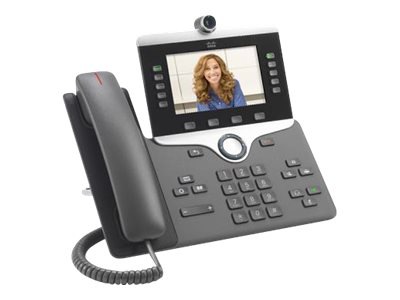 Cisco IP Phone 8845 - IP video phone - with digital camera, Bluetooth inter