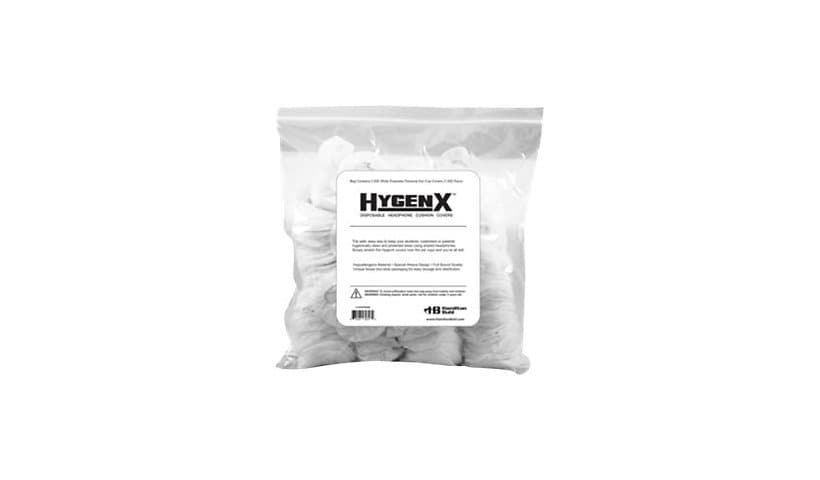 HamiltonBuhl HygenX Sanitary Disposable Ear Cushion Covers - White