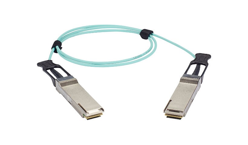 Black Box 40GBase-AOC direct attach cable - 1 m - aqua