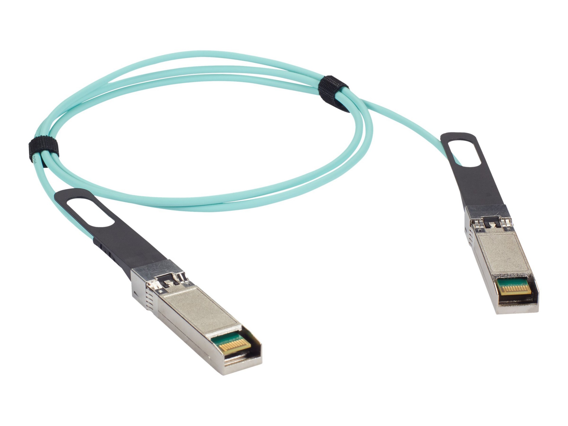 Black Box 10GBase-AOC direct attach cable - 5 m - aqua