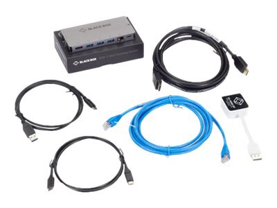 Thumbnail 4 of 7 for Black Box USB-C Docking Station DisplayPort Bundle - docking station - USB-C - HDMI - GigE