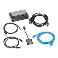Black Box USB-C Docking Station VGA Bundle - docking station - USB-C - HDMI