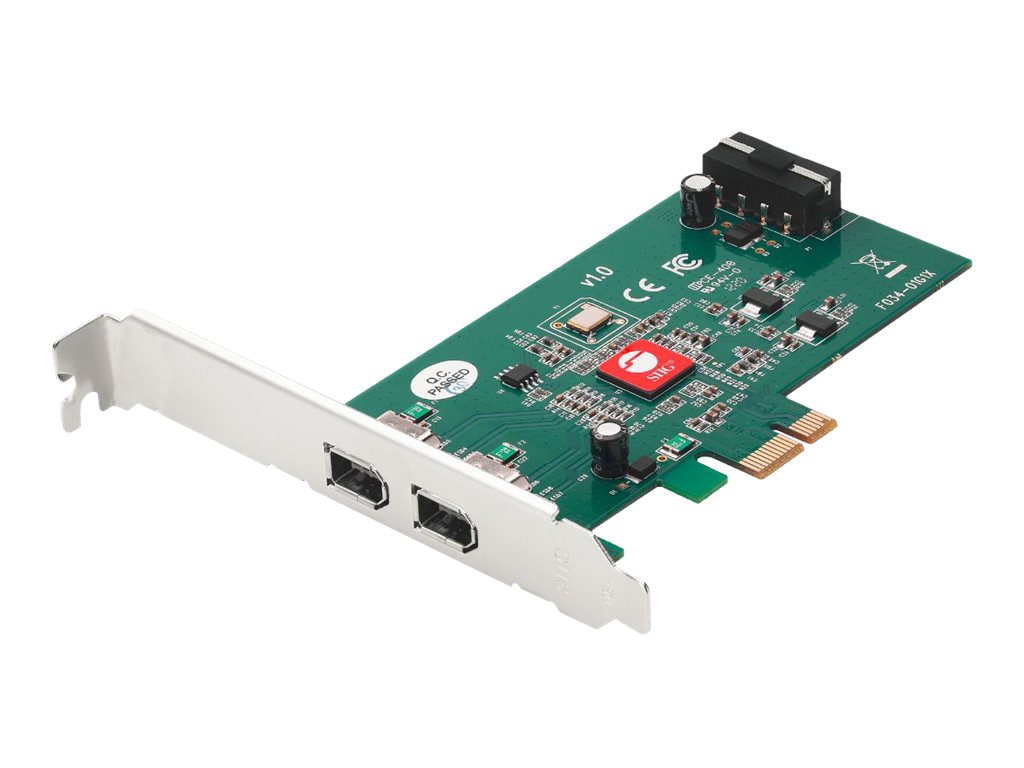 SIIG DP FireWire 2-Port PCIe - FireWire adapter - PCIe - FireWire x 2