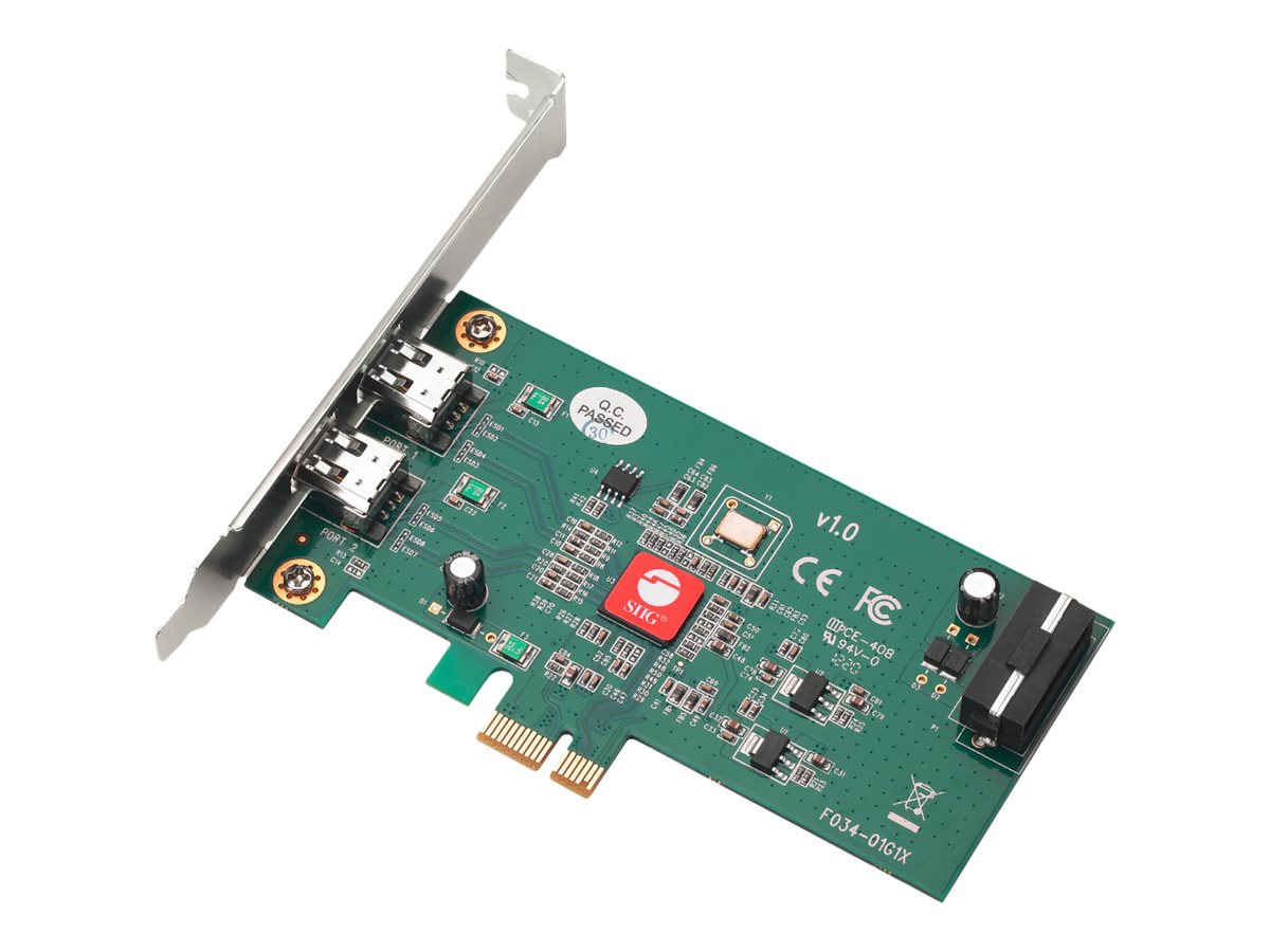 Thumbnail 2 of 7 for SIIG DP FireWire 2-Port PCIe - FireWire adapter - PCIe - FireWire x 2