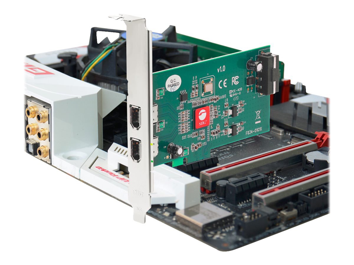 Thumbnail 4 of 7 for SIIG DP FireWire 2-Port PCIe - FireWire adapter - PCIe - FireWire x 2