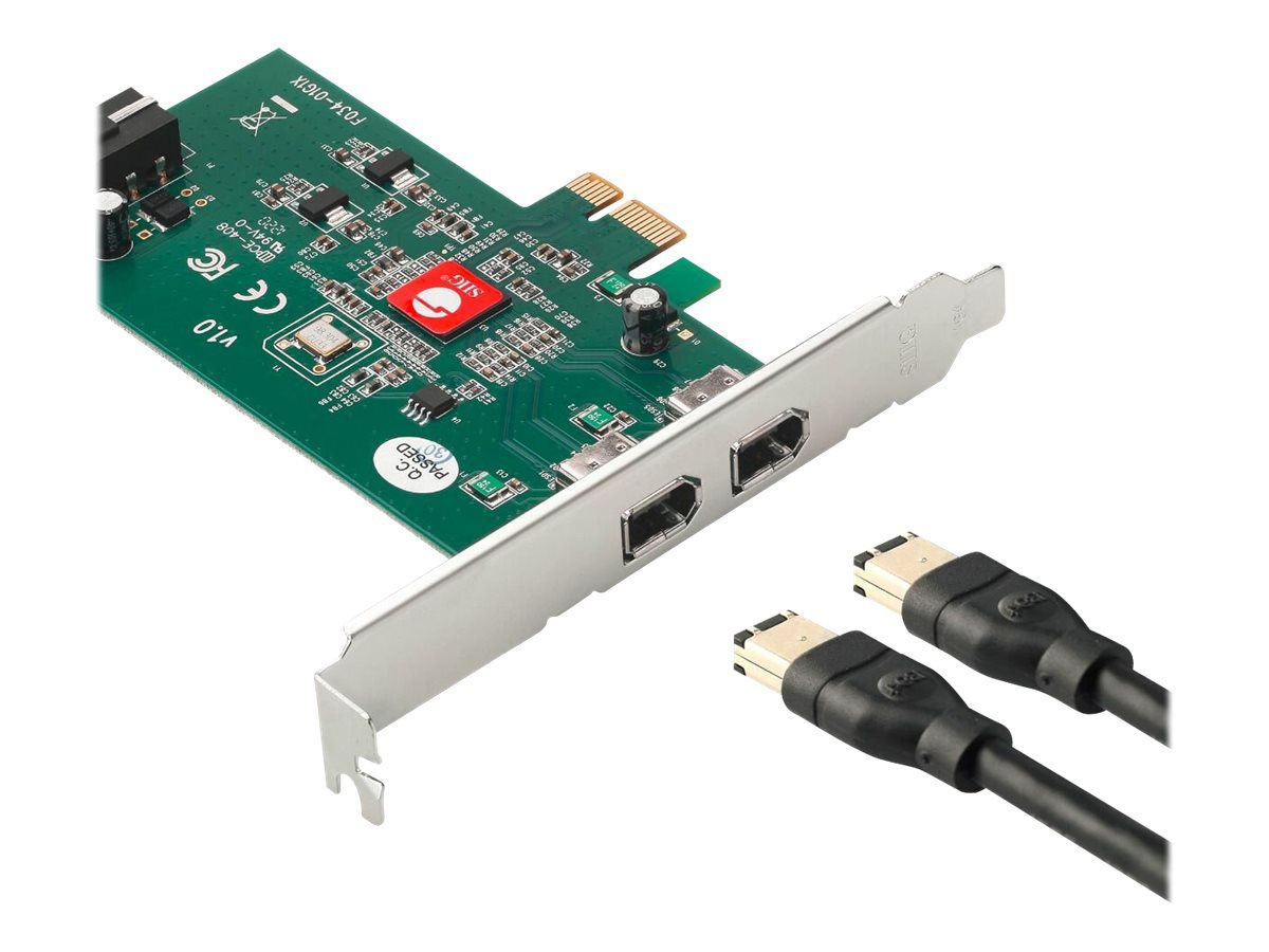 Thumbnail 6 of 7 for SIIG DP FireWire 2-Port PCIe - FireWire adapter - PCIe - FireWire x 2