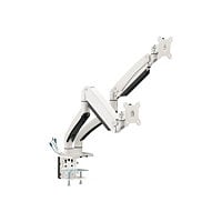 SIIG Aluminum Heavy Duty Desk Mount for 17" to 35" Dual Monitor - White