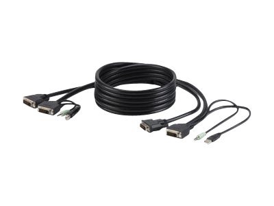 Main image 1 for Belkin Secure KVM Combo Cable - keyboard / video / mouse / audio cable - TA