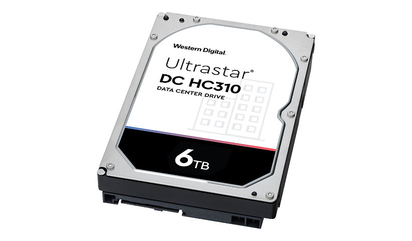 WD Ultrastar DC HC310 HUS726T6TALE6L4 - disque dur - 6 To - SATA 6Gb/s