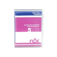 Overland Tandberg - RDX HDD cartridge x 1 - 5 TB - storage media