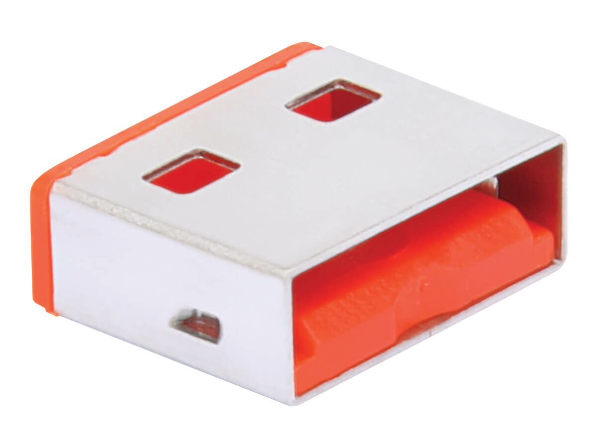 Eaton Tripp Lite Series USB-A Port Blockers, Red, 10 Pack - USB port blocker - TAA Compliant