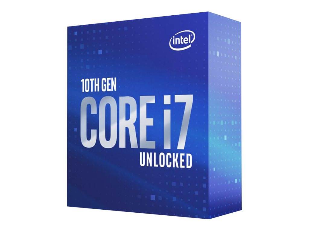 Intel Core i7 10700K / 3.8 GHz processor - Box (without cooler