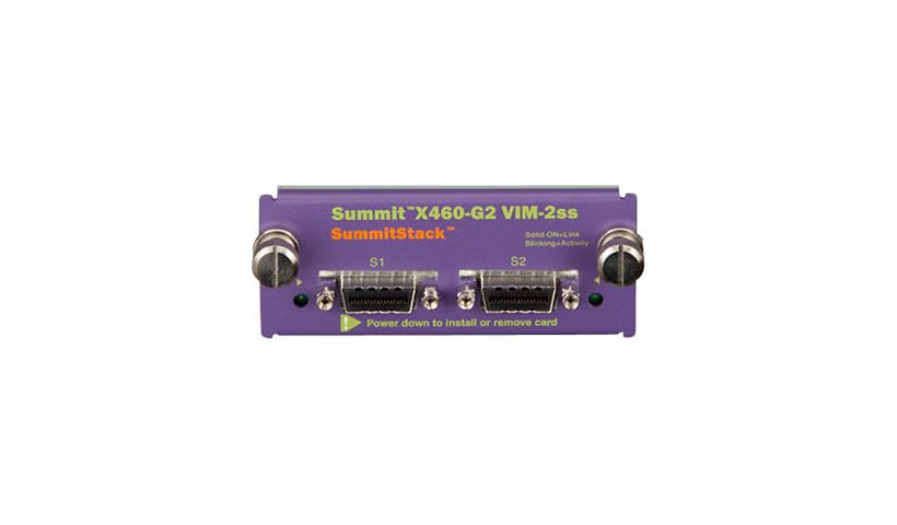 Extreme Networks Summit X460-G2 Series VIM-2ss - network stacking module -