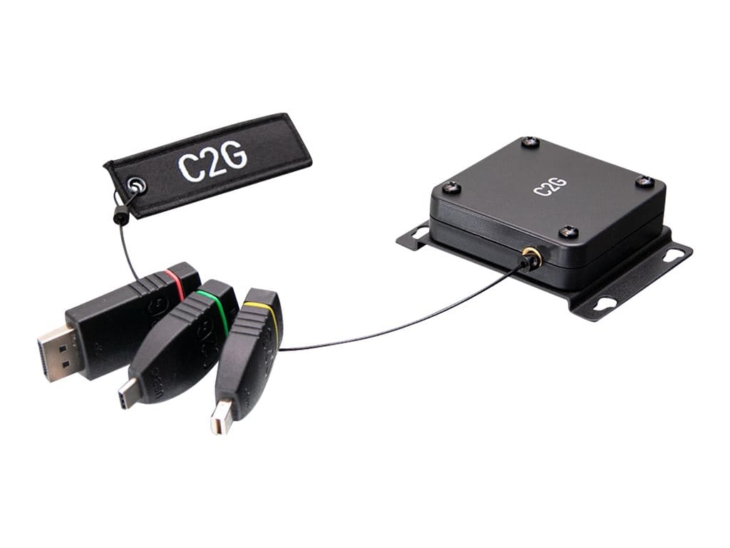 C2G 4K HDMI Retractable Universal Adapter Mount with Color Coded Connectors