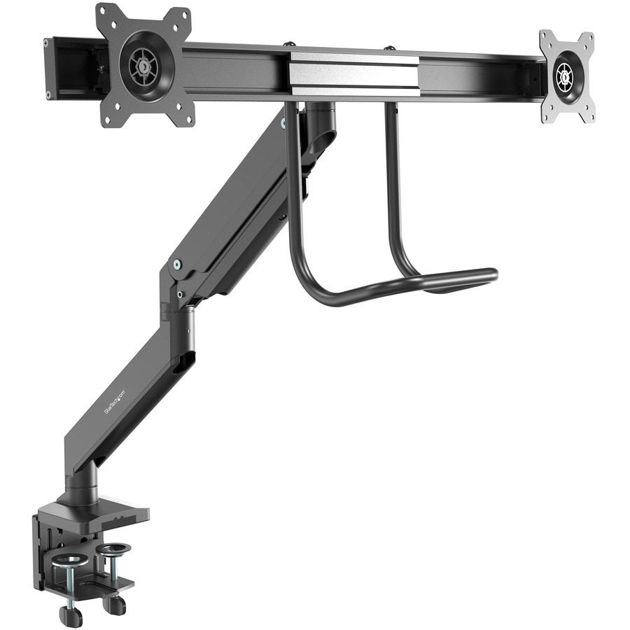 StarTech.com Desk Mount Dual Monitor Arm - Ergonomic VESA Mount 32in - Full Motion Crossbar Handle