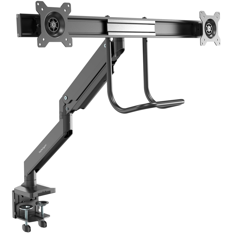 Thumbnail 5 of 6 for StarTech.com Desk Mount Dual Monitor Arm, Ergonomic VESA Mount 32" (17.6lb/8kg) Displays, Crossbar Handle for Full