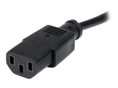 Thumbnail 3 of 7 for StarTech.com 10ft (3m) Computer Power Cord, NEMA 5-15P to C13, 10A 125V, 18AWG, 10 Pack, Replacement PC Power Cord