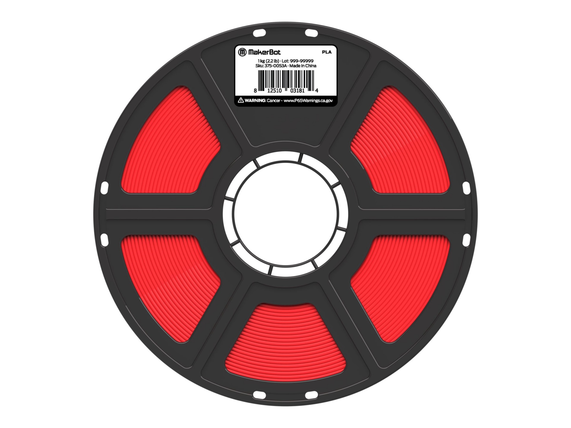 MakerBot - red - PLA filament