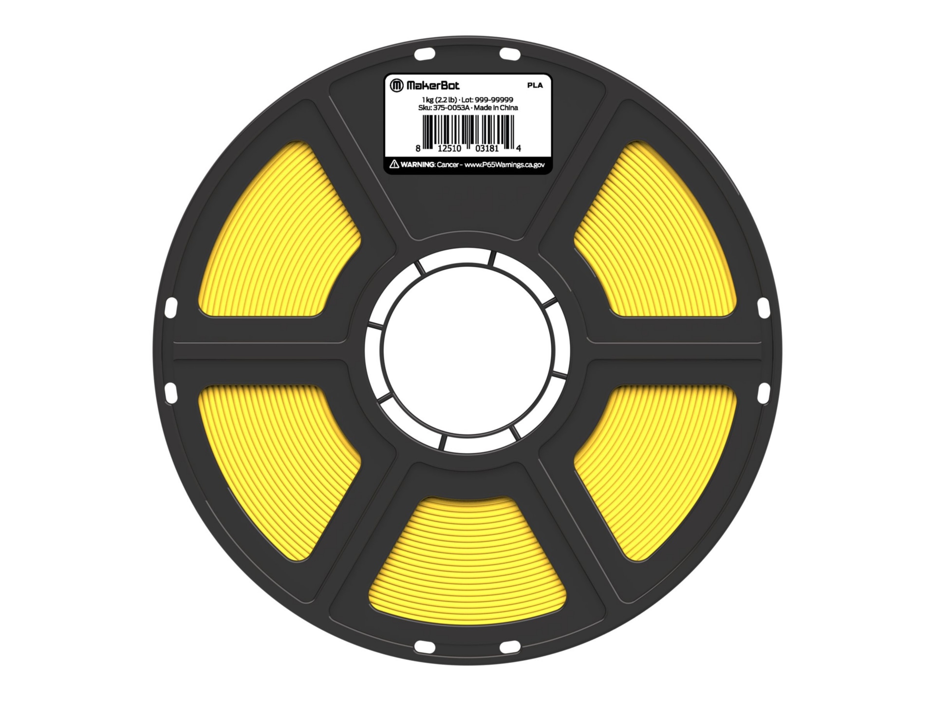 MakerBot - yellow - PLA filament