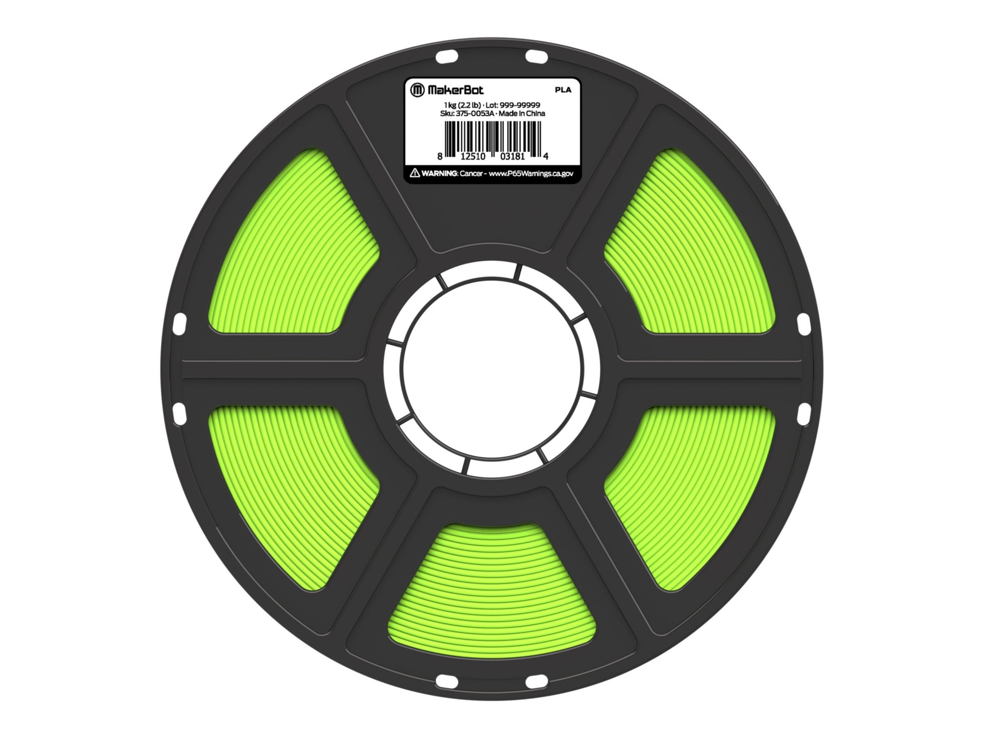 MakerBot - green - PLA filament